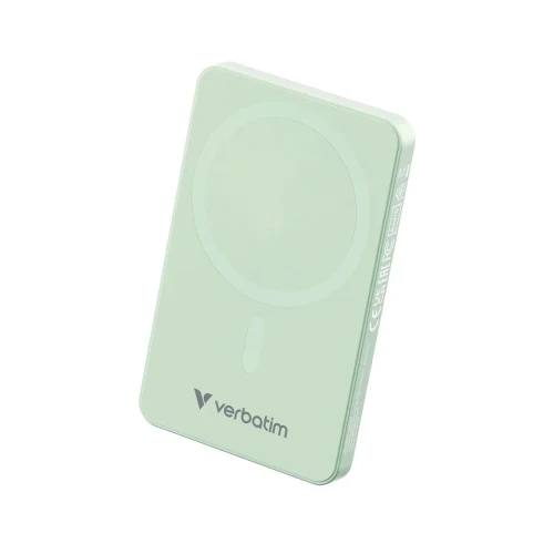 Power Bank Magnetic Wireless Verbatim Charge'n'Go Essentials / 5000 mAh / Green