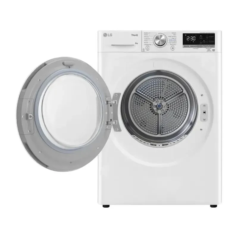 Clothes dryer LG RH80V9AV3N, 8kg, White 4