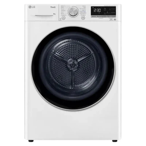 Clothes dryer LG RH80V9AV3N, 8kg, White