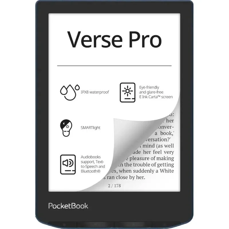 eBook Reader PocketBook Verse PRO 634, Azure 5