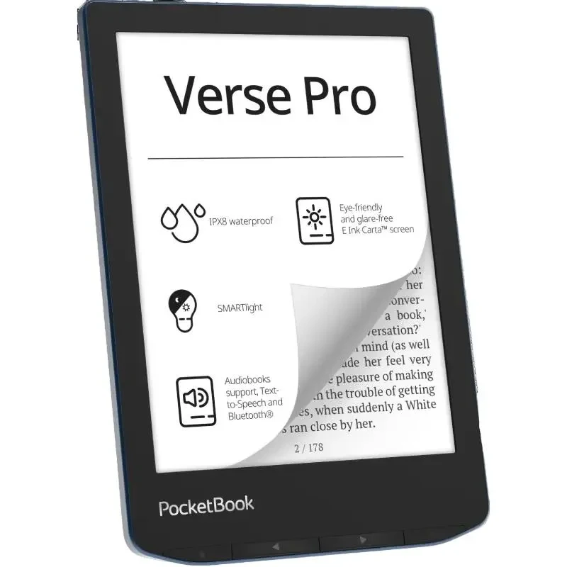 eBook Reader PocketBook Verse PRO 634, Azure 2
