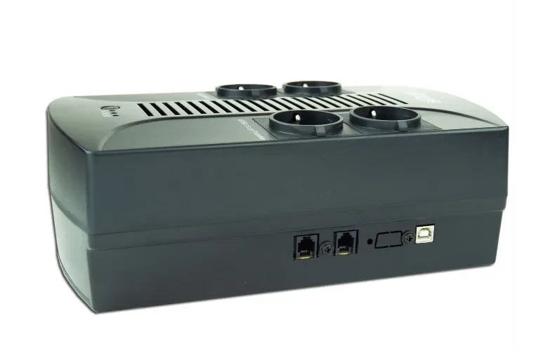 Gembird EnerGenie EG-UPS-002, 850VA / 510W, UPS with AVR, 4x Schuko outlets, LED status indication, USB port 4