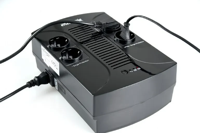 Gembird EnerGenie EG-UPS-002, 850VA / 510W, UPS with AVR, 4x Schuko outlets, LED status indication, USB port 2