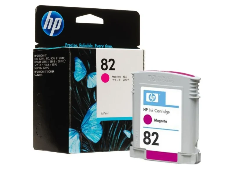 HP 82 (C4912A) Magenta Ink Cartridge for HP Designjet 820 MFP, HP Designjet 500 Plus, HP Designjet 500ps Plus, HP Designjet 500ps Plus, HP Designjet 510, HP Designjet 510ps, HP Designjet 800, 1750p. 2