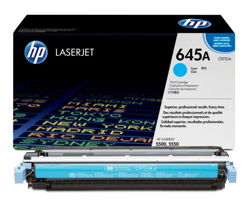 HP 645A (C9731A) Cyan Cartridge for HP LaserJet 5550, 5500, 12000 p.