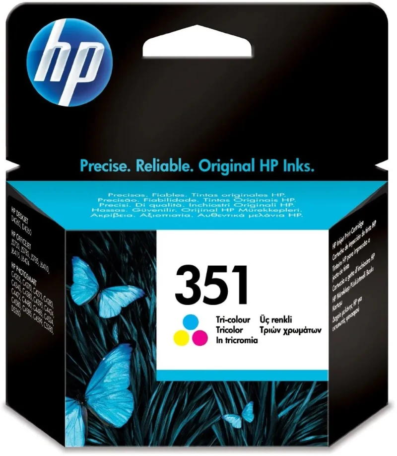 HP 351 (CB337EE) Tri-color Ink Cartridge for HP DESKJET D4260, D4360 OFFICEJETJ5730, J5780, J5785, J4610, J6415, J6424, PHOTOSMART C4205, C4270, C4272, C4280, C4340, C4380, C4390, C4424, C4472, 170 p. 2