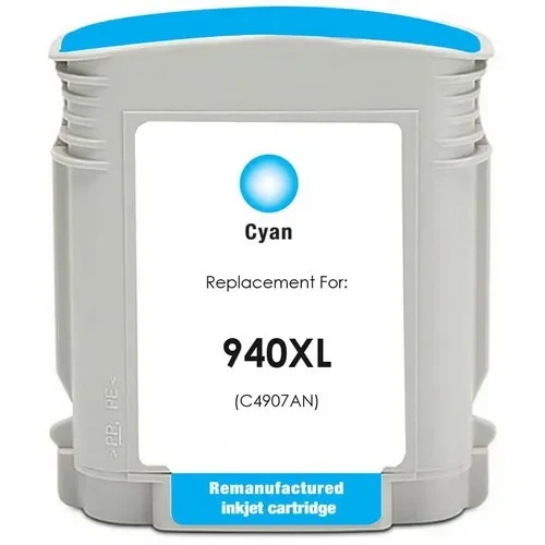 HP 940XL (C4907AE) Cyan Officejet Ink Cartridge HP OfficeJet Pro 8000/ 8500 5