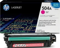 HP 504A (CE253A) Magenta Cartridge for HP LaserJet CP3525, CP3525n, CP3525dn, CP3525x, CM3530, CM3530fs, 7000 p.