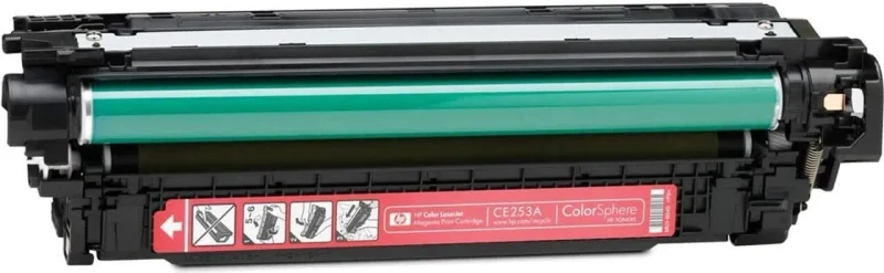 HP 504A (CE253A) Magenta Cartridge for HP LaserJet CP3525, CP3525n, CP3525dn, CP3525x, CM3530, CM3530fs, 7000 p. 3