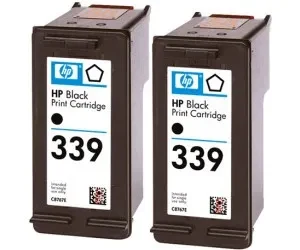 HP 339 (C9504EE) Black Cartridge 2-pack of C8767EE for Photosmart 8450; OfficeJet 7410. 4