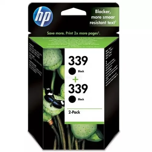 HP 339 (C9504EE) Black Cartridge 2-pack of C8767EE for Photosmart 8450; OfficeJet 7410. 3