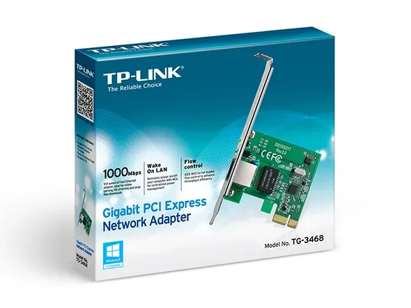 PCIe / Gigabit Ethernet Adapter  / TP-LINK TG-3468 2