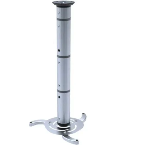 Sunne PRO03 Ceiling Projector Bracket, Ceiling to Projector 80-980mm, Tilt -15°~+15°, Swivel 360°, max 10kg, Silver