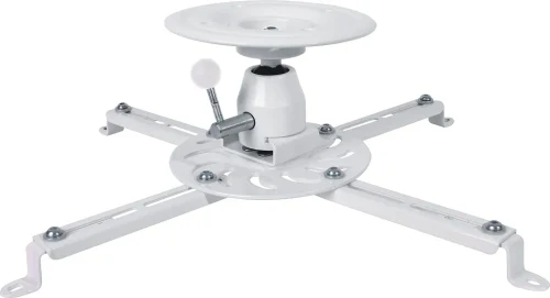 Sunne PRO300S Ceiling/ Bevel Projector Bracket, Ceiling to Projector 135mm, Tilt/Swivel-20°~+20°,  360 rotate max 25kg, universal mounting pattern up to 500mm width, White
