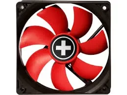 92mm Case Fan - XILENCE XPF92.R.PWM Fan, 92x92x25mm, 1800rpm, <19dBa, 32.1CFM, hydro bearing, 4Pin with PWM,  Black/Red