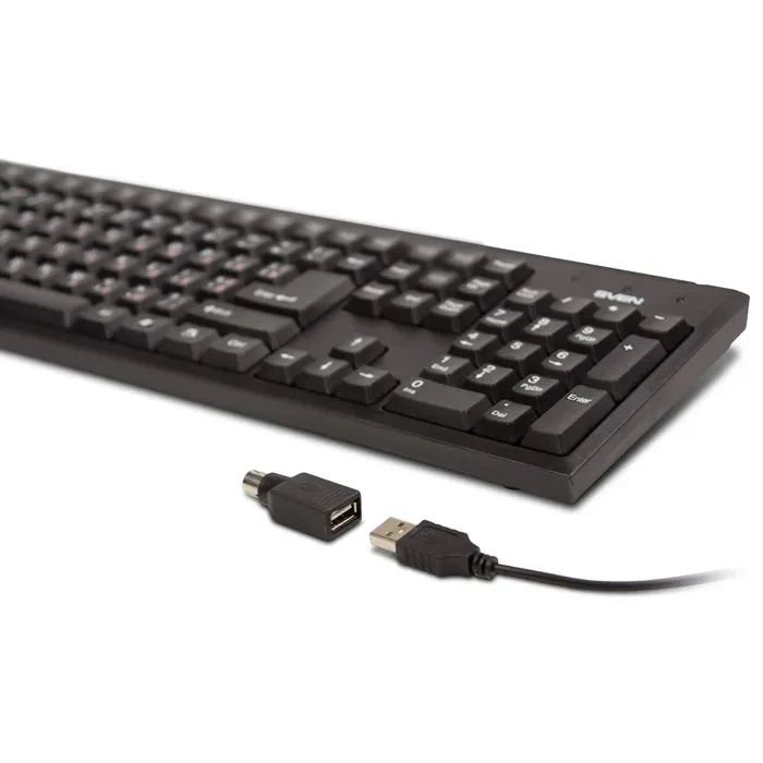Tastatura SVEN Standard 303 Power / USB+PS/2 / Black 4