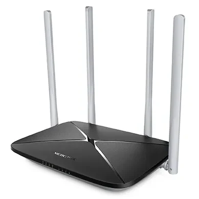 Wireless Router MERCUSYS AC12 / AC1200 Dual Band / Wi-Fi5 / 1WAN+4LAN / 4 external antennas 2