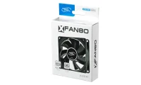80mm Case Fan - DEEPCOOL ”XFAN 80” Fan, 80x80x25mm, 1800rpm, <20dBa, 21.8CFM, Hydro Bearing, Big 4Pin Molex, Black 3