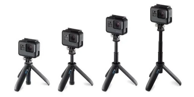 GoPro Shorty (Mini Extension Pole+Tripod) - a sleek and portable mini extension pole and tripod, for all on-the-go activities, compatible with all HERO series 4