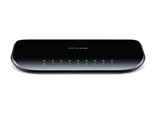 TP-LINK TL-SG1008D  8-port Gigabit Switch, 8 10/100/1000M RJ45 ports, plastic case
