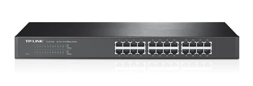 Switch TP-LINK TL-SF1024 / 24 port / 100Mb / RJ45 / 1U 19-inch rack-mountable steel case