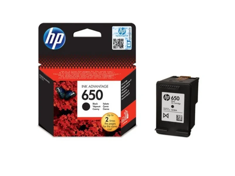 HP 650 (CZ101AE) Black Ink Cartridge for DeskJet 2515/3515 AiO, 360 pages 2