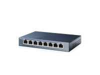 TP-LINK TL-SG108  8-port Gigabit Switch, 8 10/100/1000M RJ45 ports, steel case, QoS, IGMP Snooping 4