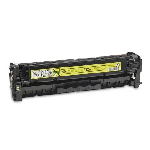 HP 312A (CF382A) Yellow LaserJet Toner Cartridge (up to 2700 pages), for  HP LaserJet Pro M476 Series 4