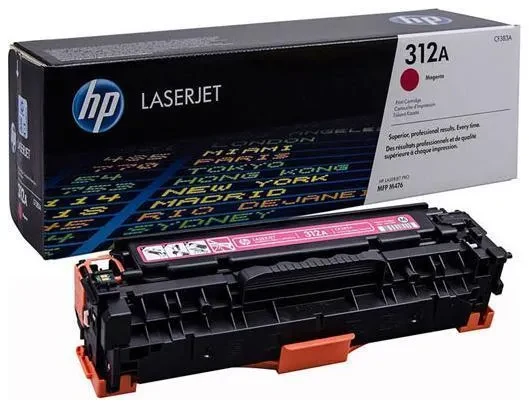 HP 312A (CF383A) Magenta Original LaserJet Toner Cartridge (up to 2700 pages), for  HP LaserJet Pro M476 Series 2
