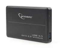 Gembird EE2-U3S-2, External enclosure for 2.5'' SATA HDD with USB3.0(5Gb/s) interface, Black