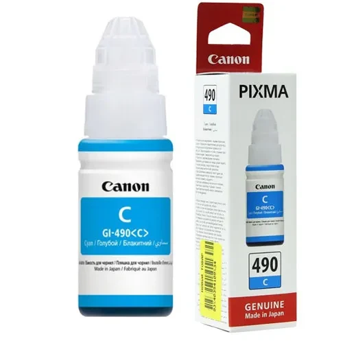Ink Bottle Canon GI-490 C (0664C001), cyan, 70ml for G1400/1410/G2410/G2411/G2415/G3410/G3411/G3415/G4411, 7000 p. 2
