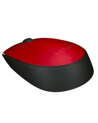 Mouse Wireless Logitech M171 / Optical  / Nano receiver / Red 3