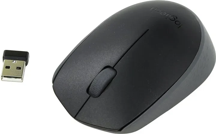 Logitech Wireless Mouse M171 Black, Optical Mouse for Notebooks, Nano receiver,  Black, Retail 3