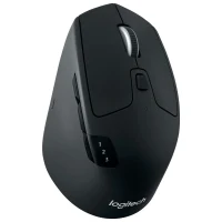 Logitech Wireless Mouse M720 Triathlon, Black, Optical Mouse, Multi-device, Hyper-fast scrolling, Switching seamlessly between 3 computers, Bluetooth Smart and 2.4GHz wireless connection, Black/White, Retail 2
