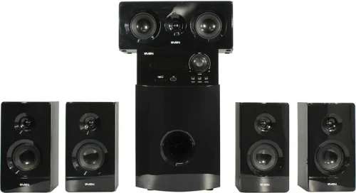 Boxe 5.1 SVEN HT-210 / 120W RMS / Bluetooth / FM-tune / USB Flash / SD card / Black