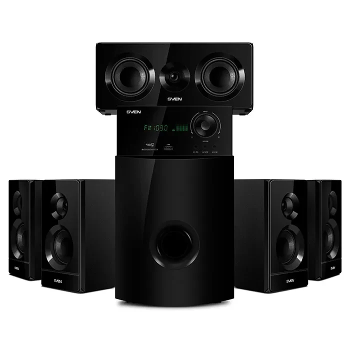 Boxe 5.1 SVEN HT-210 / 120W RMS / Bluetooth / FM-tune / USB Flash / SD card / Black 2