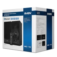 Boxe 2.0 SVEN MC-10 / 50W RMS, Bluetooth / FM / USB / SD card / Black 10