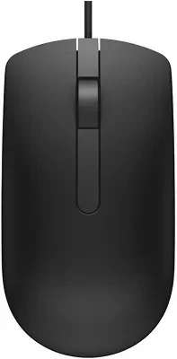 Dell Optical Mouse - Wired - USB, 1000 dpi, 413g,  MS116 - Black (570-AAIS)