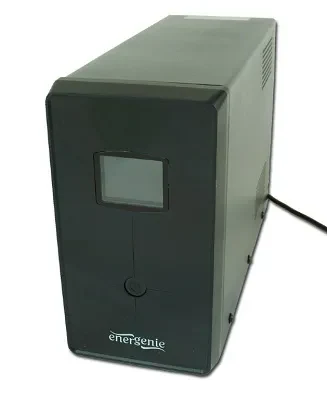 Gembird EnerGenie EG-UPS-033, LCD display, 1200VA / 720W, UPS with AVR, Output sockets: 3 pcs x C13, 2 pc Schuko outlets, USB port