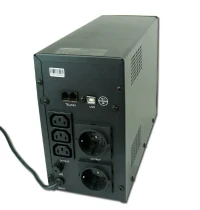 Gembird EnerGenie EG-UPS-033, LCD display, 1200VA / 720W, UPS with AVR, Output sockets: 3 pcs x C13, 2 pc Schuko outlets, USB port 2