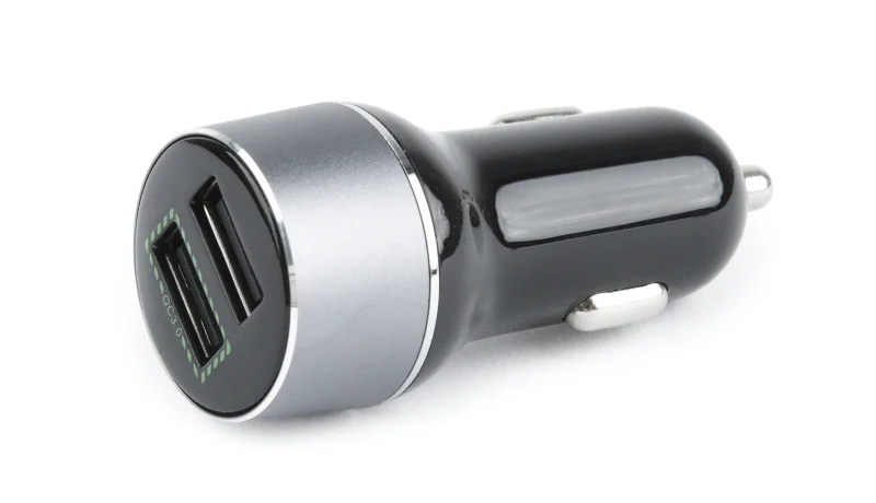 USB Car Charger - Quick Charge QC3.0 - EnerGenie EG-U2QC3-CAR-01, 2x USB ports, Input 12-24V DC, Output: 1x 5V DC, max. 2.1A, 1xUSB QC 3.0: 12V DC, max 1.5A  (or the same 5V DC, max 2.1A), Black 2