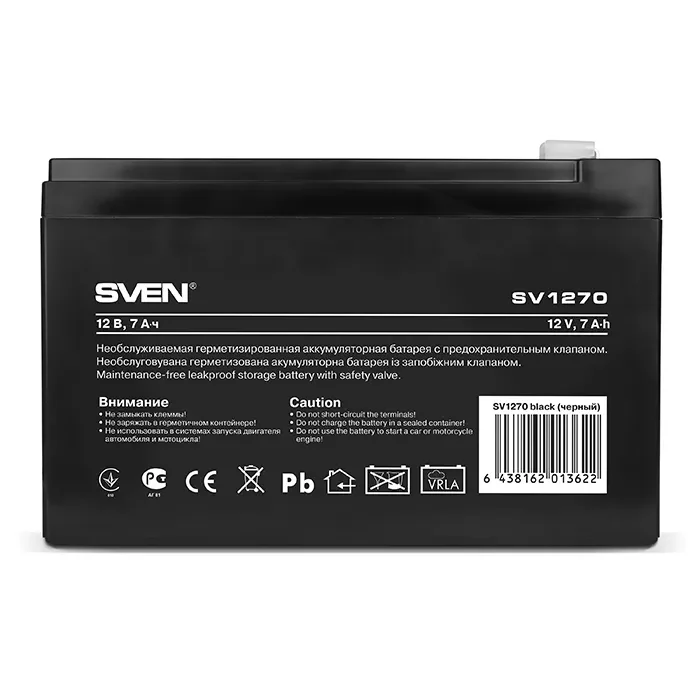 SVEN SV1270, Battery 12V 7AH 2