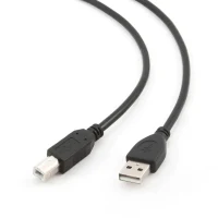 Cable USB2.0 - 3m - Cablexpert CCF-USB2-AMBM-10, Premium quality, 3 m, USB 2.0 A-plug B-plug, with Ferrite core, Black