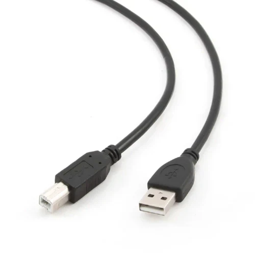 Cable USB2.0 - 3m - Cablexpert CCF-USB2-AMBM-10, Premium quality, 3 m, USB 2.0 A-plug B-plug, with Ferrite core, Black