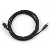 Cable USB2.0 - 3m - Cablexpert CCF-USB2-AMBM-10, Premium quality, 3 m, USB 2.0 A-plug B-plug, with Ferrite core, Black 2