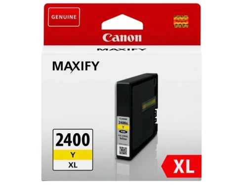 Ink Cartridge Canon PGI-2400XL Y (9276B001) yellow, for MAXIFY iB4040,4140 & MB5040,5340,5140,5440, 1500p.