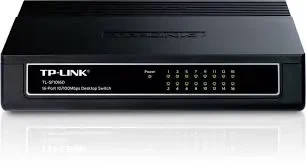 TP-LINK TL-SF1016D  16-port Desktop Switch, 16 10/100M RJ45 ports, Plastic case 2