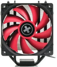 XILENCE Cooler XC051 ”M704” Performance A+ Series, Intel Socket LGA 2066/2011/1200/1700/115x & AM5/AM4, up to 200W, 120х120х25mm Red PWM Fan, Silent Hydro-bering Fan, 800~1800rpm, 18.0~32.5dBA, 70CFM, 4pin PWM, 4x 6mm Cooper heatpipes, Black