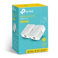 TP-LINK  TL-PA4010 Kit, AV500 Powerline Adapter Starter Kit, Compact Size, 500Mbps Powerline Datarate, 1 Lan Port, Power Socket, HomePlug AV, Green Powerline,  Plug and Play, Pair Button, Range 300 meters in house 4