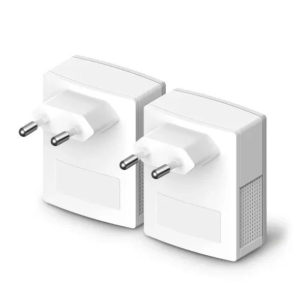 TP-LINK  TL-PA4010 Kit, AV500 Powerline Adapter Starter Kit, Compact Size, 500Mbps Powerline Datarate, 1 Lan Port, Power Socket, HomePlug AV, Green Powerline,  Plug and Play, Pair Button, Range 300 meters in house 2